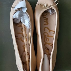 Sam Edelman ballet flats nude 8.5 NEW with box